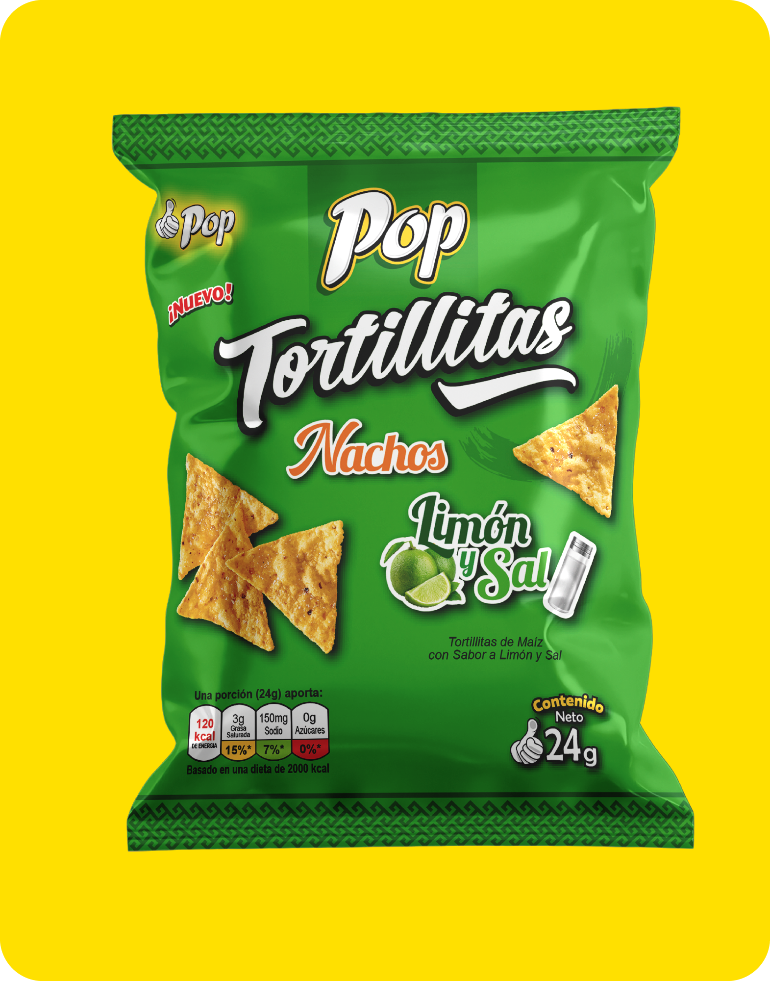 TORTILLITAS NACHOS LIMÓN Y SAL