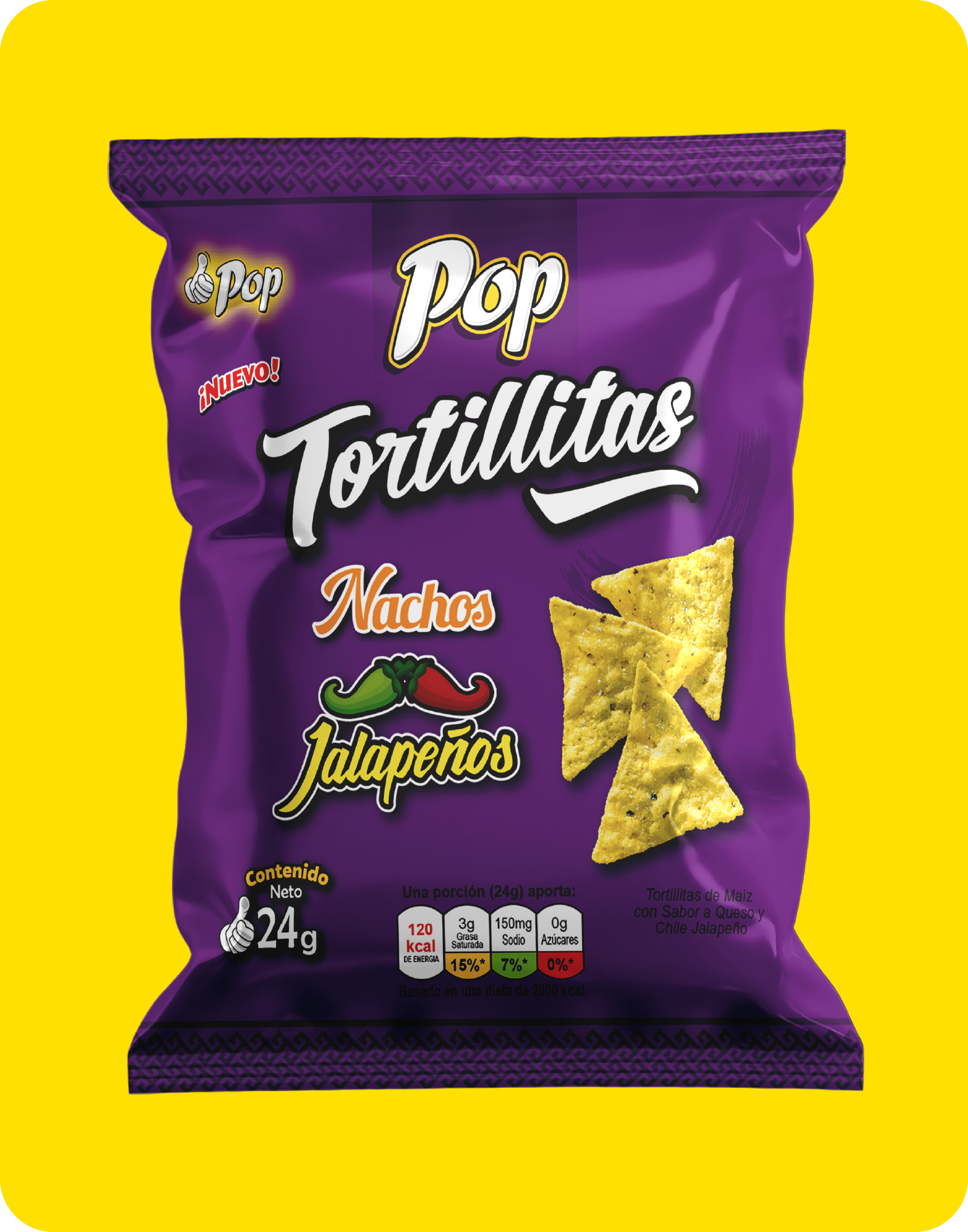 TORTILLITAS NACHOS JALAPEÑOS