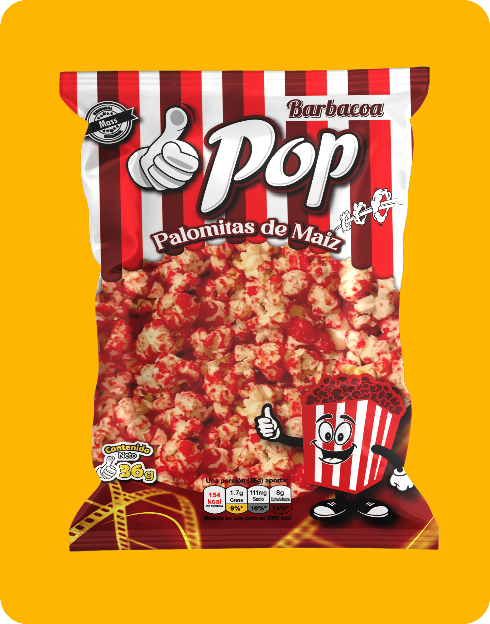 PALOMITAS DE MAÍZ BBQ