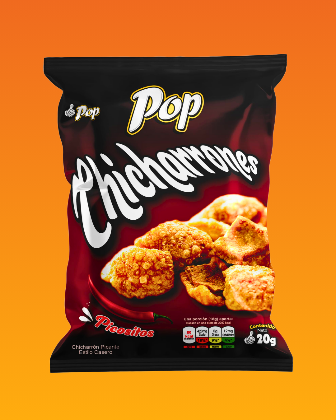 Chicharrón Pop Picante